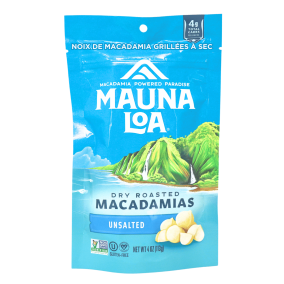 Mauna Loa Dry Roasted Macadamia Nuts Unsalted, 113g - Hawaiian Macadamia Nuts