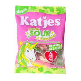 Katjes Vegan Sssparkly Sour Gummies Front