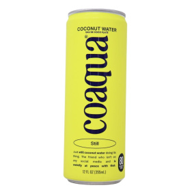 CoAqua Coconut Water Still Front