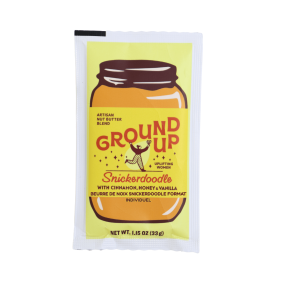 Ground Up Squeeze Packs: Snickerdoodle Nut Butter Front