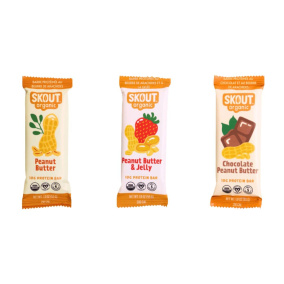 Skout Organic Protein Bar Variety 6-Pack Front