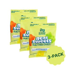 Neat Sweets Low Sugar Candy Sour Citrus Bears Pack