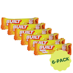 Built Sour Puffs Protein Bar Sweet Peach Punch 6-Pack Canada Front