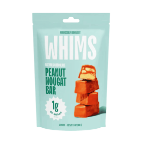 Whims Oatmilk Chocolate Peanut Nougat Bar 2-Pack, 100g each