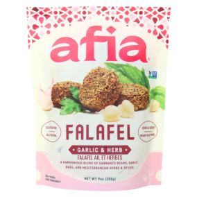 Afia Gluten-Free Falafel Garlic & Herb Front