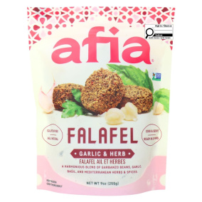 Afia Gluten-Free Falafel Garlic & Herb Front