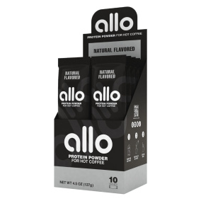 Allo Non-Creamer Protein Powder For Coffee Natural, 10 Packets