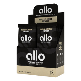 Allo Protein Powder Creamer For Coffee Vanilla, 10 Packets