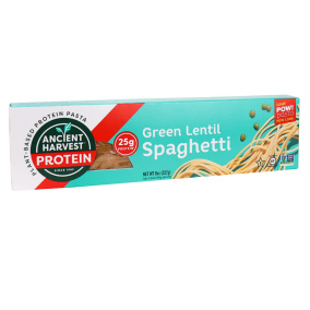 Ancient Harvest Plant-Based Protein Pasta Green Lentil Spaghetti, 227g