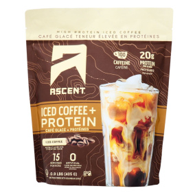 Front of Ascent Iced Protein Coffee Powder