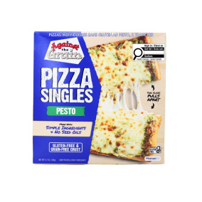 Against The Grain Gluten-Free Pizza Singles Pesto Front