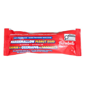 Barebells Protein Bar Marshmallow Peanut Road Front