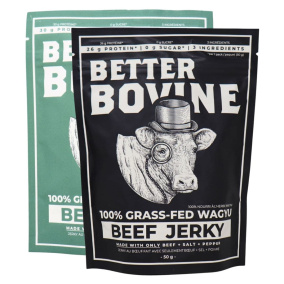 Better Bovine Beef Jerky 2-Pack Variety Bundle Front