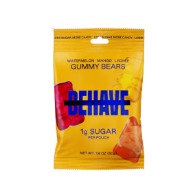 BEHAVE Low Sugar Gummy Candy Gummy Bears Canada Front