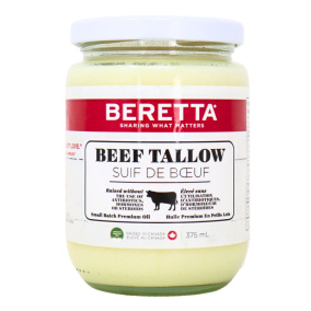 Front of Beretta Farms Beef Tallow - Beef Tallow Canada - Where To Buy Beef Tallow - Uses For Beef Tallow