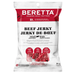 Front of Beretta Beef Jerky Original, 50g