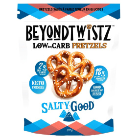 Beyond Twistz High Protein Low Carb Pretzels Salty Good, 227g