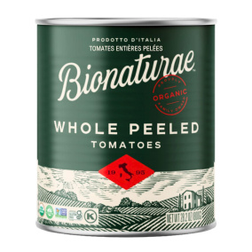 Bionaturae 100% Organic Whole Peeled Italian Tomatoes, 800g