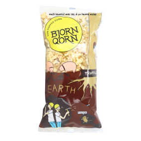 BjornQorn Sun-Popped Popcorn Earth Truffle, 85 g