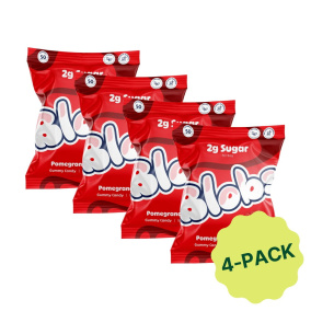 Blobs Low Sugar Gummy Candy Pomegranate Apple Canada Front