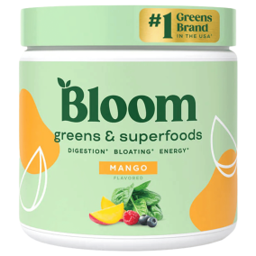 Bloom Nutrition Greens & Superfoods Mango Front