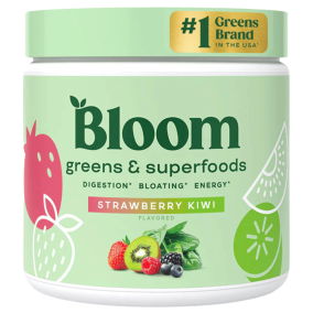 Bloom Nutrition Greens & Superfoods Strawberry Kiwi Front