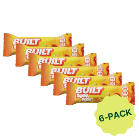 Built Sour Puffs Protein Bar Sweet Peach Punch 6-Pack Canada Front