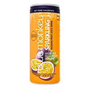 Blue Monkey Sparkling Passion Fruit Juice Can