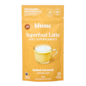 Blume Superfood Latte Salted Caramel with Dandelion Root & Maca Root, 100 g