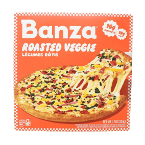 Banza Gluten-Free Chickpea Pizza Roasted Veggie front