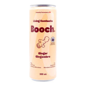 Booch Organic Living Kombucha Ginger Canada Front