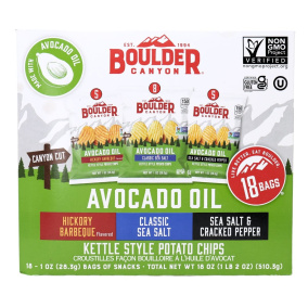 Boulder Canyon Chips - Avocado Oil Chips - Boulder Canyon Chips Variety Pack