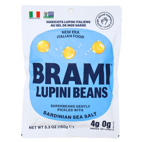 Brami Italian Snacking Lupini Beans Sardinian Sea Salt, 150g
