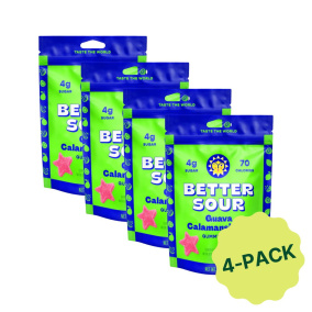 Better Sour Low Sugar Gummy Stars Guava Calamansi Lime Canada Front