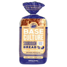 Front of Base Culture Gluten-Free Keto Bread Sourdough