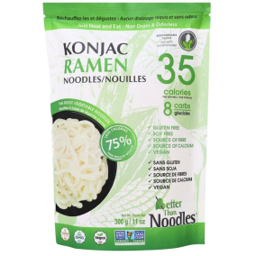 Front of Better Than Foods Non Drain & Odorless Konjac Ramen Noodles, 300g