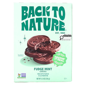 Back to Nature Fudge Mint Cookies Canada Front