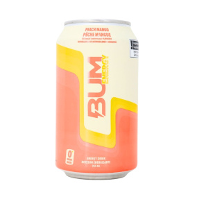 BUM Energy Drink Peach Mango, 355ml