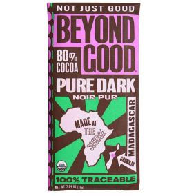 Beyond Good 70% Cocoa Dark Chocolate Pure Dark front