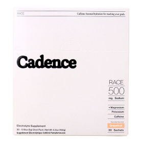 Cadence Race Caffeinated Electrolyte Supplement Grapefruit, 30 sachets