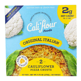 Cali'flour Foods Cauliflower Pizza Crust - The Original Italian, 2 Crusts