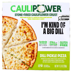 Caulipower Gluten-Free Stone-Fired Cauliflower Crust Pizza Dill Pickle Front