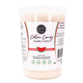 Candy Crate Organic Dye-Free Cotton Candy Watermelon, 60g
