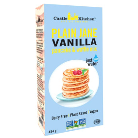 Castle Kitchen Vegan Pancake & Waffle Mix Plain Jane Vanilla, 454g