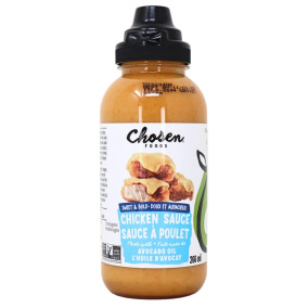 Front of Chosen Foods Avocado Oil Sauce Chicken - Avocado Oil Dips -Avocado Oil Sauce - Chicken Sauce