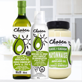 Chosen Foods Value Size Bundle - Chosen Foods Keto Avocado Essentials Kit - Chosen Food Avocado Oil Spray - Bulk Avocado Oil Canada