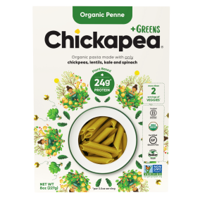 Chickapea +Greens Organic Penne, 227g
