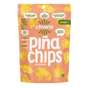 Chiwis Dried Fruit Chips Pina Pineapple, 50g
