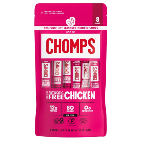 Chomps Antibiotic-Free Chicken Jerky Stick Nashville Canada Front