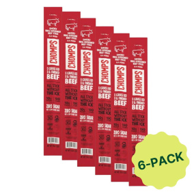 Chomps Chomplings Grass-Fed Beef Mini Sticks Original Canada Front